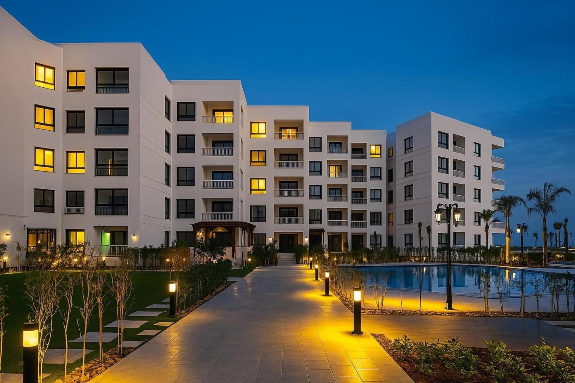 Porto Said Tourist Resort Luxury Hotel Apartment 'Ezbet Shalabi el-Rudi Exterior foto